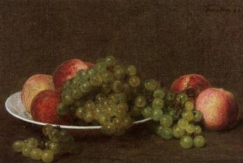 Henri Fantin-Latour : Peaches and Grapes